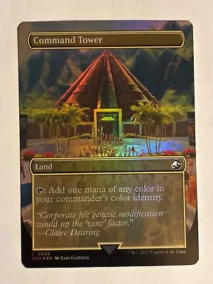 Command Tower (Borderless FOIL) Universes Beyond: Jurassic World - MTG NM • $3.99