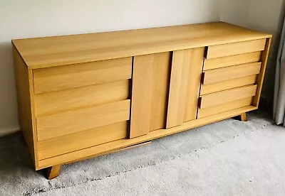 £300 • Buy John Lewis Large Oak Sideboard 2 Cupboards, 3 Drawers Designed By Bethan Gray