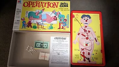 Vintage  Milton Bradley Operation Game  Working Light No Buzzer • $35.99