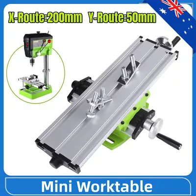 Mini Compound Bench Drilling Slide Table Worktable Milling Working Cross Table • $44.89