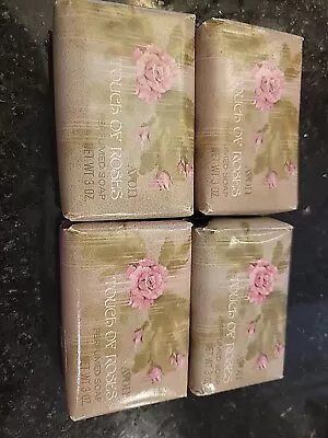 Vintage New Avon Touch Of Roses 4 Perfumed Soaps  • $15