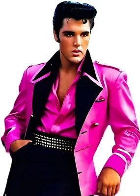 Elvis Inspired Fan Art Elvis Presley On A3 • $4.98