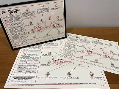 Lambretta TV 175 Series 1 11 & 111 Models - Vintage Castrol Lubrication Chart • £6.99