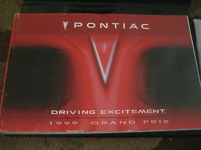 Pontiac Gran Prix 1999 Owners Manual W/ Supplements 9C1 P71 K9 Govt EMS Fire • $24.99