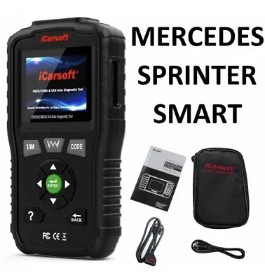 $189.99 • Buy Mercedes Benz Professional Diagnostic Scanner Tool Code Reader Abs + Srs