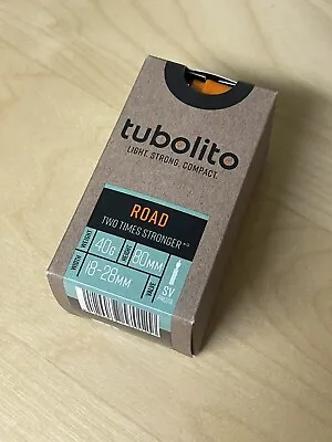 Tubolito Tubo ROAD 80mm Presta 18-28mm Valve Inner Tube Lightweight TPU • $28.99