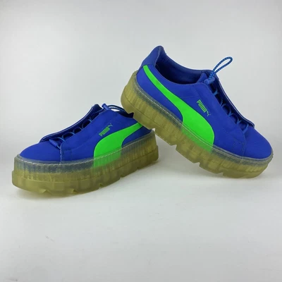 $50 • Buy Puma By Rihanna Rare Cleated Creeper Surf Fenty Blue Green Sz US8.5 UK6 EUR39