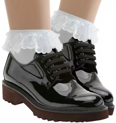 $9.98 • Buy Women's Lace Ruffle Anklet Socks In Five Colors