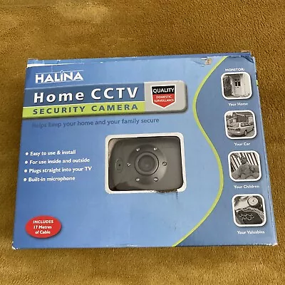 Halina Home CCTV Security Camera Set *UNUSED* Wired Car Home Children Camera • £24.95