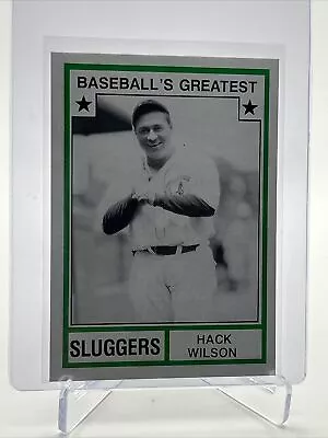 1982 TCMA Greatest Sluggers Hack Wilson Baseball Card #23 Mint FREE SHIPPING • $1.95