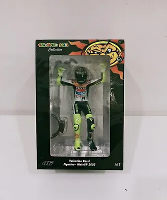 Minichamps 1:12 Scale Valentino Rossi 2002 World Champion Motogp 2002 Figure • $69.99