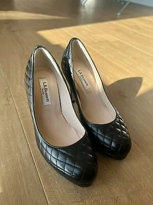 £50 • Buy L.K.Bennett Sledge Black Nappa Leather Women's Shoes Size 3.5 UK Heels