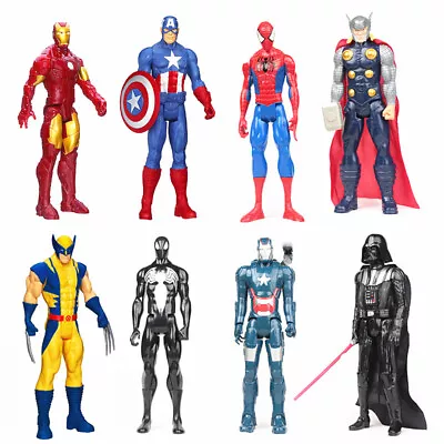 12  30cm Movie Comics Super Heroes Action Figures Collectible Doll Kids Toy Gift • £13.91