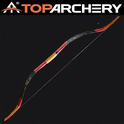 100%Handmade Mongolian Horsebow Archery Traditional Longbow 15-50lbs Recurve Bow • $90.23