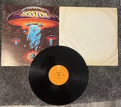 BOSTON ST 1976 LP Vinyl Complete - 34188 1st Press Epic Self-Titled Orange Label • $12.99