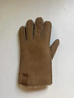 UGG Men's Sheepskin Tech Glove Chestnut Sz MEDIUM | SINGLE LEFT HAND • $24.95