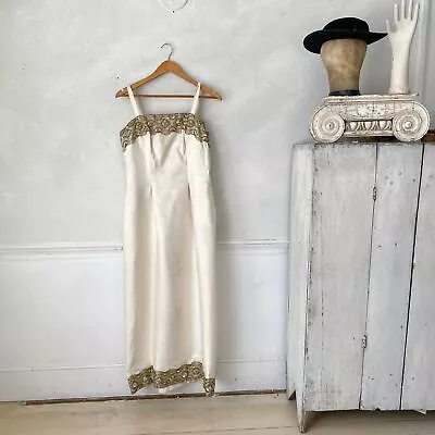 Dress Vintage Castillo Brazilian Haute Couture Long Evening Wedding Gown Formal • $330
