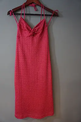 EXC! 90s Express Stretch Shimmer Crochet Halter Sundress XS • $20