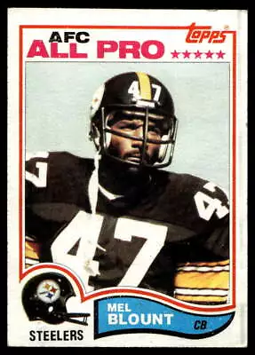 1982 Topps #203 Mel Blount Pittsburgh Steelers EX-EXMINT NO RESERVE! • $0.99