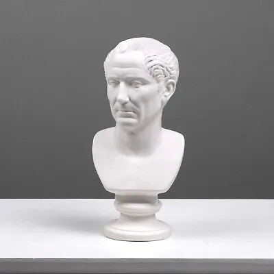 Julius Caesar Bust Sculpture - Roman Emperor - High-quality - Marble - 23cm / 9  • $135