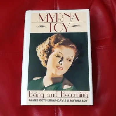 Myrna Loy Autobio Movie Actress Thin Man Powell Gable Harlow MGM Photos HC/DJ • $39