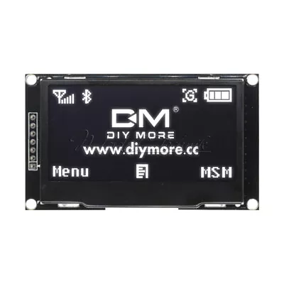 2.42  OLED Display Module White 128*64 HD Screen IC I2C SPI Serial SSD1309 • $14.35