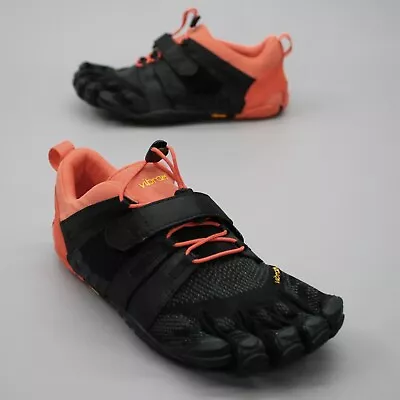 Vibram Men's 7.5-8 (39) FiveFingers V-Train 2.0 Shoes Black Toe Sneakers 20M7704 • $30