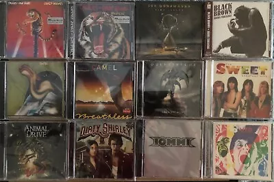 Huge (60) CD Lot UFO/Camel/Tony Iommi/Sweet/Dino Jelusick/Vivian Campbell. NICE. • $200