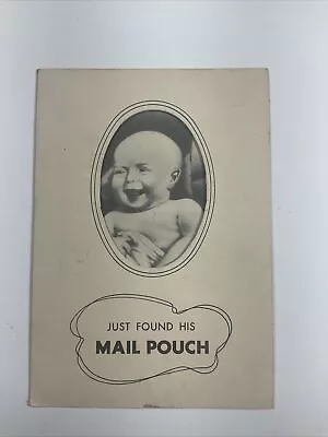 1938 Mail Pouch Advertisement Card With Laughing Baby - Rare Card • $17.70