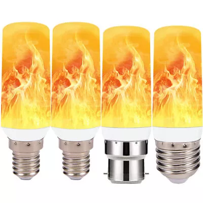 Flicker Flame Fire Effect LED Simulated Light Bulb E12 E14 Lamp Vintage Decor US • $46.45