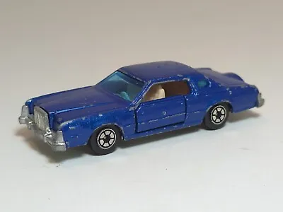 Vintage Yat Ming Diecast Car Blue Ford Lincoln  Continental Mark IV Doors Open • $4.99