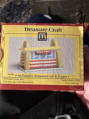 Vintage McDonald’s Restaurant Salt & Pepper Shakers Made By Treasure Chest 1999 • $34