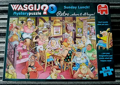 Wasgij 1000 Piece Jigsaw Puzzle - No 5 - Sunday Lunch • £0.99