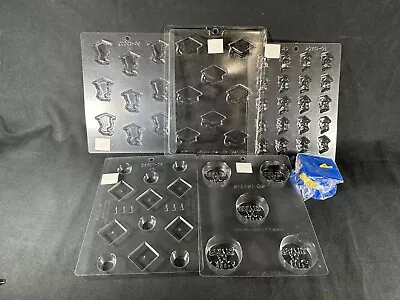 $12.95 • Buy Graduation Cap And Gown Candy Molds & Cake Top