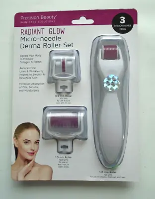 $33.09 • Buy Sealed NEW Precision Beauty Micro-Needle Derma Roller Set Skin Care