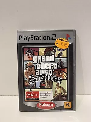 Grand Theft Auto: San Andreas GTA PS2 2004 Rockstar Games Tracked Postage • $19.65