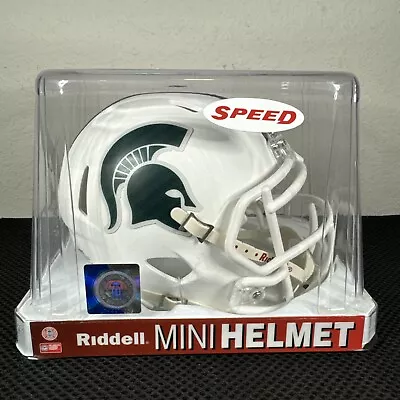 Michigan State Spartans - NCAA Riddell Speed Mini Helmet - 8054684 - 2017 Alt • $33.30