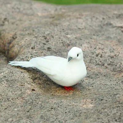 £4.12 • Buy Artificial Pigeon Dove Realistic Fake Bird Simulation Flocking Birds Home