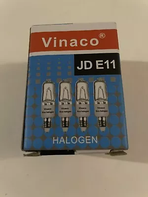 $11 • Buy VINACO E11 Bulb, JDE11 120v 75w Halogen Light Bulbs T4 E11 Bulb With E11 Mini...