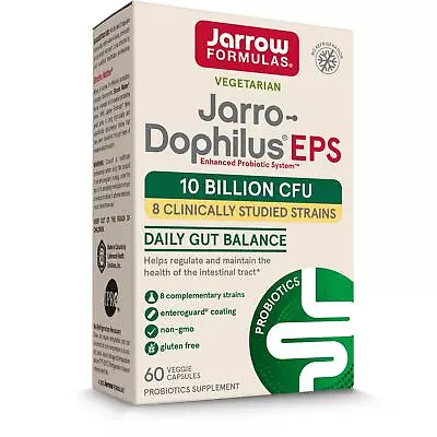 Jarrow Formulas Jarro-Dophilus EPS 5 Billion CFU 60 Enteroguard Veggie Capsules • £21.85