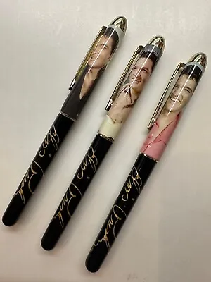 Set Of 3 - Elvis Presley Pens By MonAmi Ceramic Roller Ball Ink Pen ... NEW • $24.99