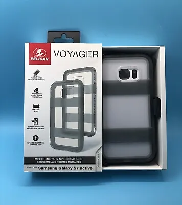 Pelican Voyager  Phone Case Samsung Galaxy S7 Active (Only)  & Holster - Clear • $29.95