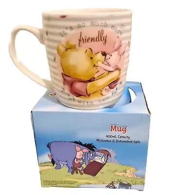 New Winnie The Pooh Mug Its So Much More Friendly Barrel Rare & Tea Infuser  • $25.95