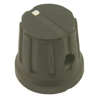 Black Potentiometer Mixer Control Knob 19.5mm (6mm) 2pk • £2.12