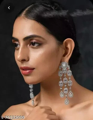 $42.41 • Buy Indian High Quality New Bollywood Costume Stylish Wedding Earrings Fashion...