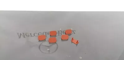 $150 • Buy Mercedes W123 Under Dashboard Kick Panel Clip Screw Cap Henna Red Set Of 6