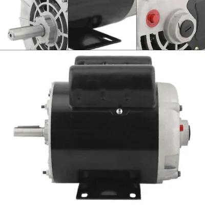 Compressor Duty Electric Motor 2 HP SPL Single Phase 3450 RPM 56 Frame 115/230V • $122.56
