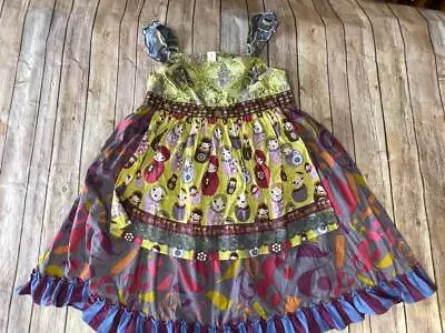 Matilda Jane Size 12 Character Counts Delaney Knot Dress B19 • $26.99