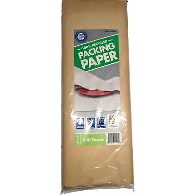 3 PACK Packing Paper 24 In. X 24 In. Unprinted 600 Sheets BROWN • $49.50