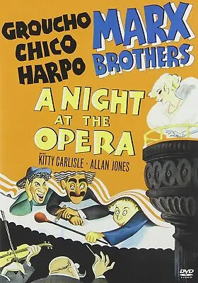 A NIGHT AT THE OPERA DVD Marx Brothers * NOT UK COMPATIBLE * Region 1 US Import  • £7.99